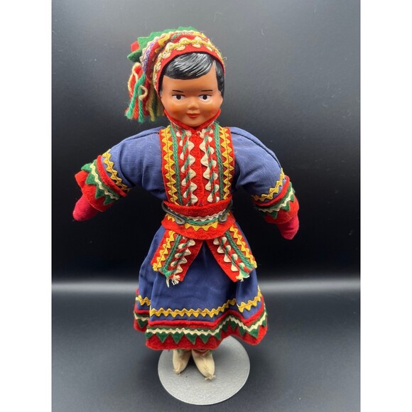 Vintage Sami Doll Celluoid Face - Picture 1 of 5